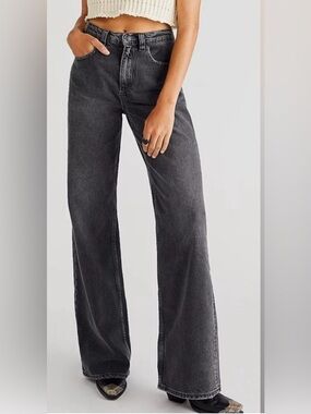 We The Free Tinsley Baggy Wide High-Rise Straight Leg Jeans